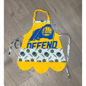 Golden State Warriors Apron Warriors Smock Handmade Toddler Apron